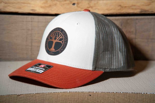 Misty Moonshine Hat, Orange/White/Gray